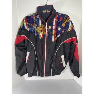 Vtg Rock Creek Casuals 80s 90s Womens Windbreaker Track Shell Jacket Size Large